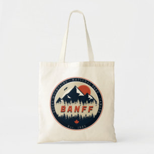 Banff NP Canada Rocky Mountains Vintage Souvenirs Tote Bag