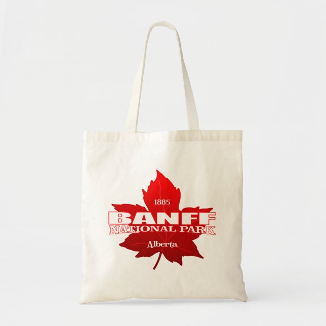 Banff NP (maple leaf) Tote Bag (Front)