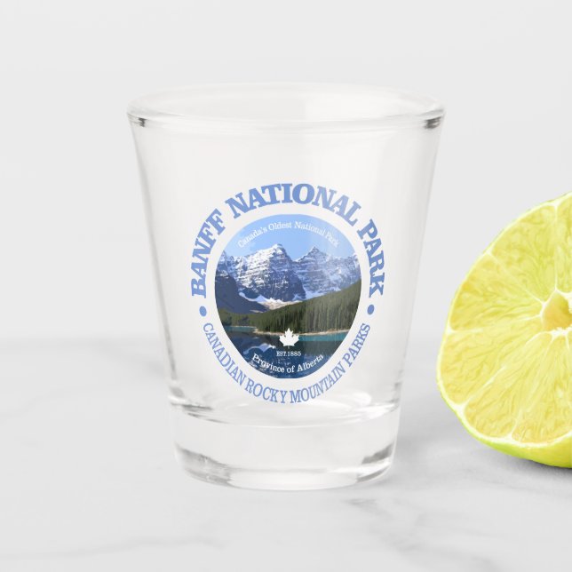 Banff NP Shot Glass (Front)