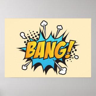 Bang comic poster