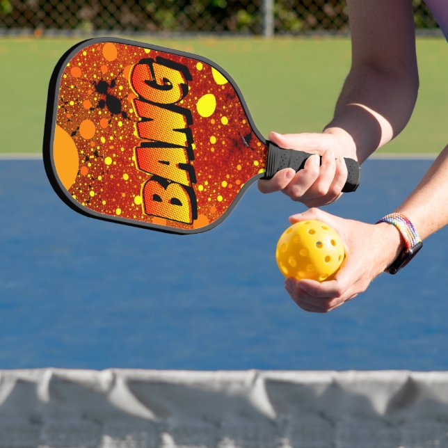 BANG Pop Art Comic Core Pickleball Paddle (Insitu)