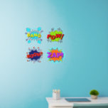 Bang Pow Boom Zap  Pop Art   24" Wall Decal<br><div class="desc">4 Great Pop Art Wall Decals - - Change the size of these decals by changing the size of the Decal Sheet - 4 sizes - from 12" x 12" to 36" x 36" - - These ones are printed on a transparent background, but you can change to a semi-transparent...</div>