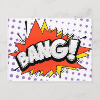 Bang Retro Action Comic Book Bubble
