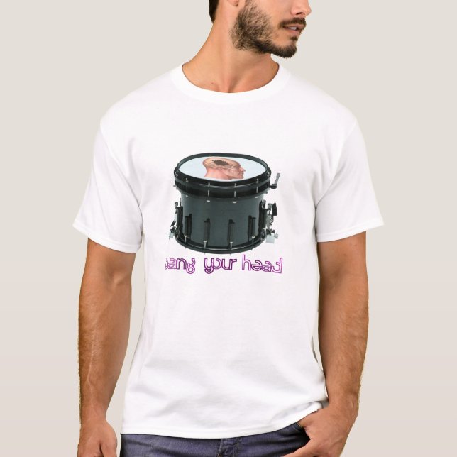 "Bang Your Head" Snare Drum Tee (Front)