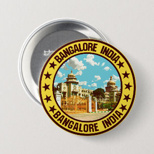 Bangalore                                          7.5 cm round badge