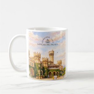 Bangalore Palace India Watercolor Travel Memory Coffee Mug