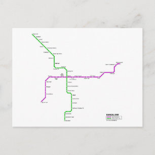 Bangalore subway postcard