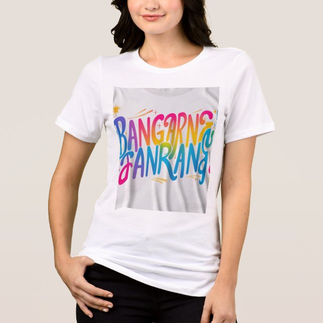 Bangarang! Urban Rebellion Graphic T-Shirt Tri-Blend Shirt (Front)