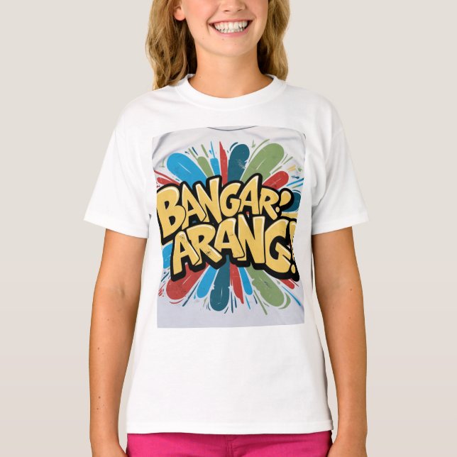 Bangarang! Vibrant Canvas T-Shirt (Front)