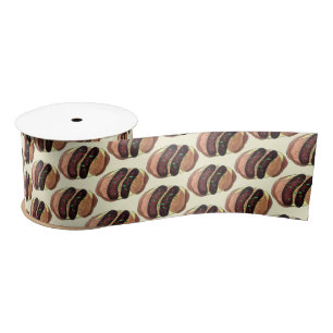 Bangers and Mash UK Food Sausage Potatoes Satin Ribbon