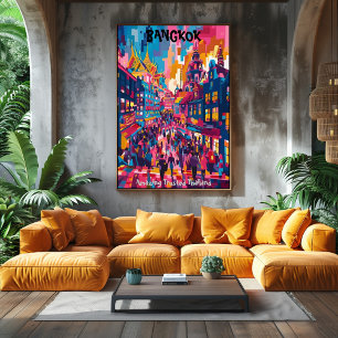Bangkok: Amazing Trusted Thailand - Living Colors Poster