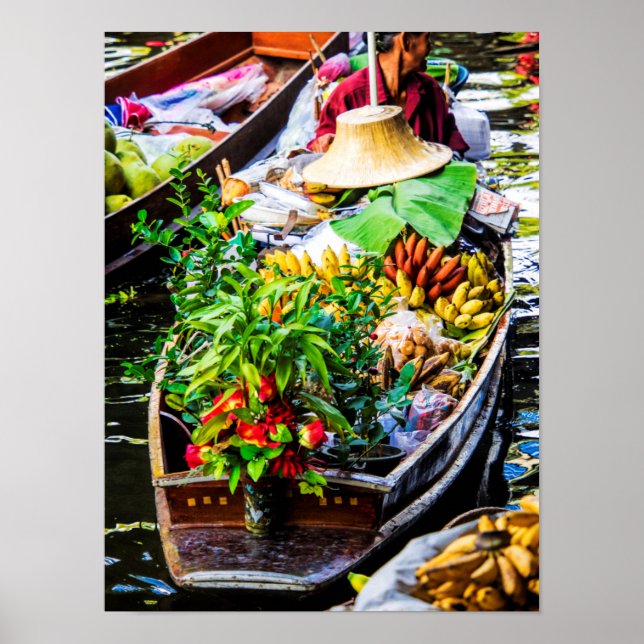 Bangkok | Floating Market Poster (Front)