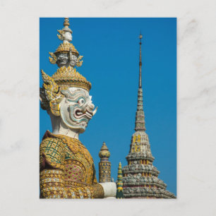 Bangkok Guardian Statue Postcard