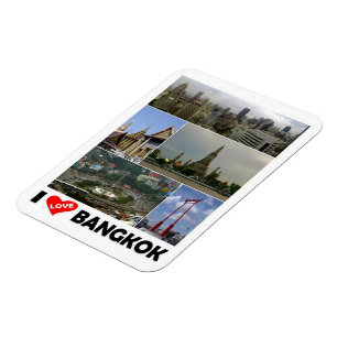 Bangkok - I Love - Thailand - Magnet