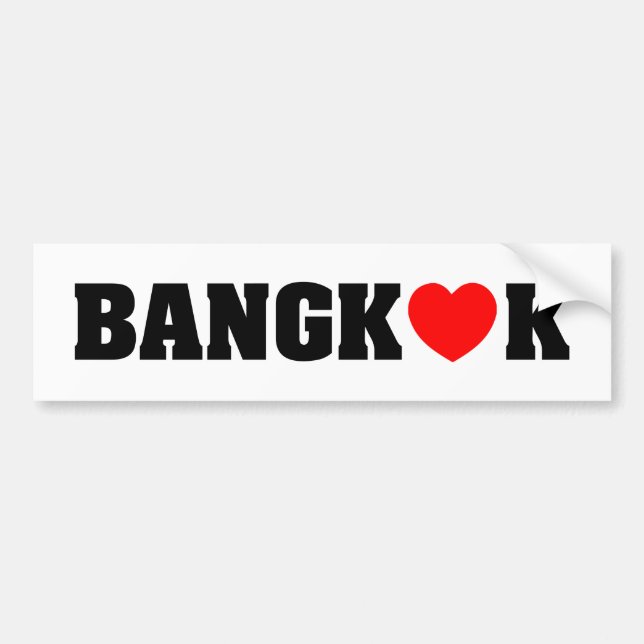 BANGKOK LOVE BUMPER STICKER (Front)