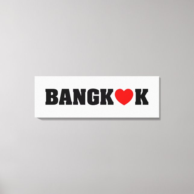 BANGKOK LOVE CANVAS PRINT (Front)