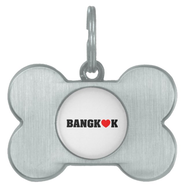 BANGKOK LOVE PET ID TAG (Front)