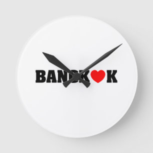 BANGKOK LOVE ROUND CLOCK