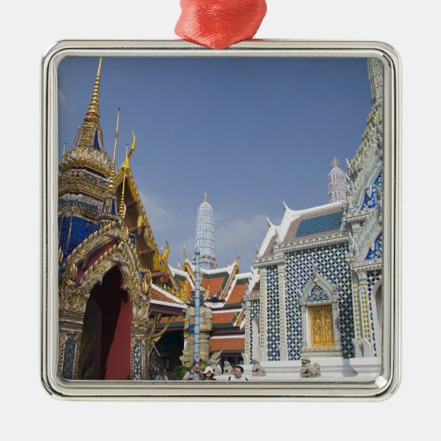 Bangkok, Thailand. Bangkok's Grand Palace Metal Tree Decoration (Front)