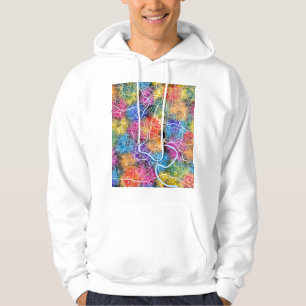 Bangkok Thailand City Map Hoodie