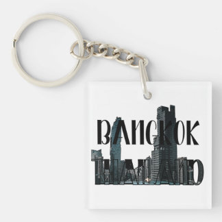 Bangkok Thailand - City, Travel, Thai Key Ring