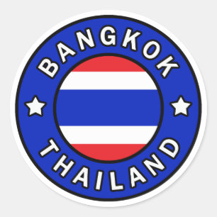 Bangkok Thailand Classic Round Sticker