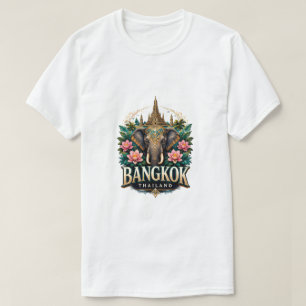 Bangkok Thailand Elephant Travel Souvenir T-Shirt