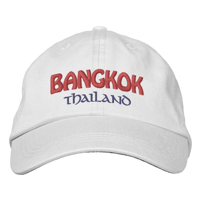 Bangkok, Thailand Embroidered Hat (Front)