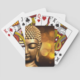 Bangkok, Thailand   Gold Buddha Playing Cards