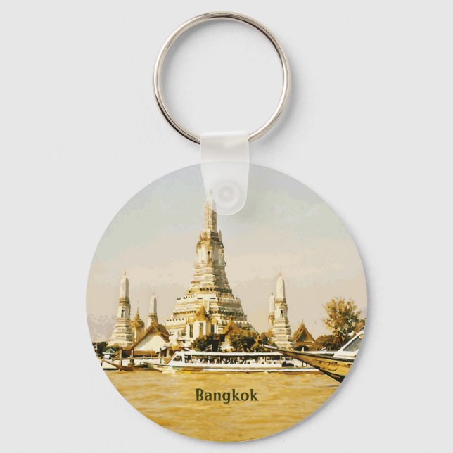 Bangkok, Thailand Key Ring (Front)