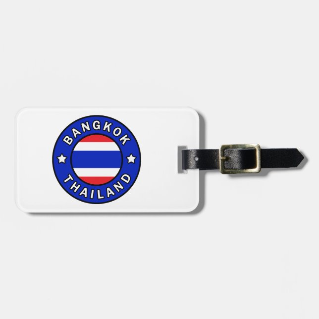 Bangkok Thailand Luggage Tag (Front Horizontal)