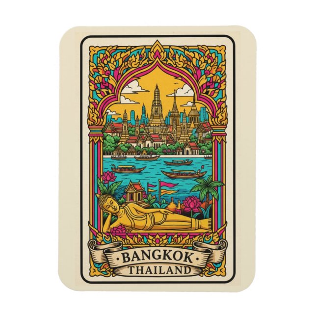 Bangkok Thailand Magnet (Vertical)