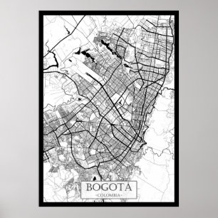 Bangkok Thailand Map Poster