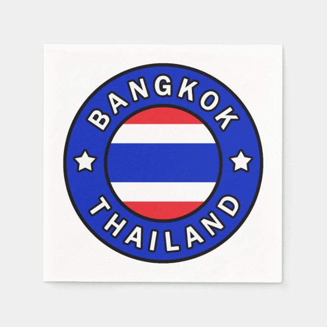 Bangkok Thailand Napkin (Front)