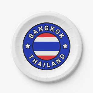 Bangkok Thailand Paper Plate