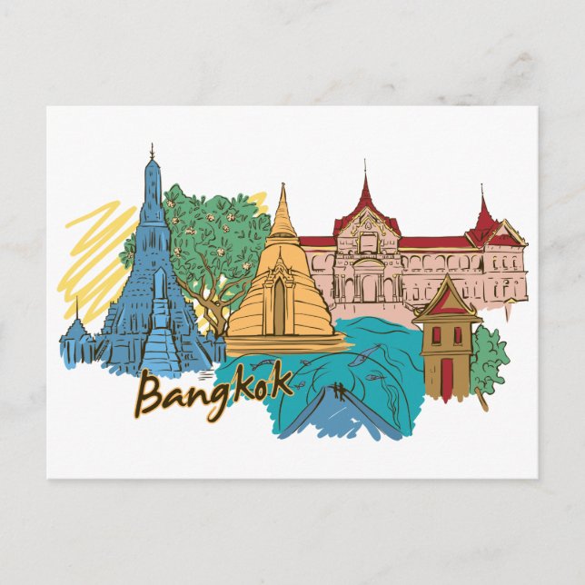 Bangkok Thailand Postcard (Front)
