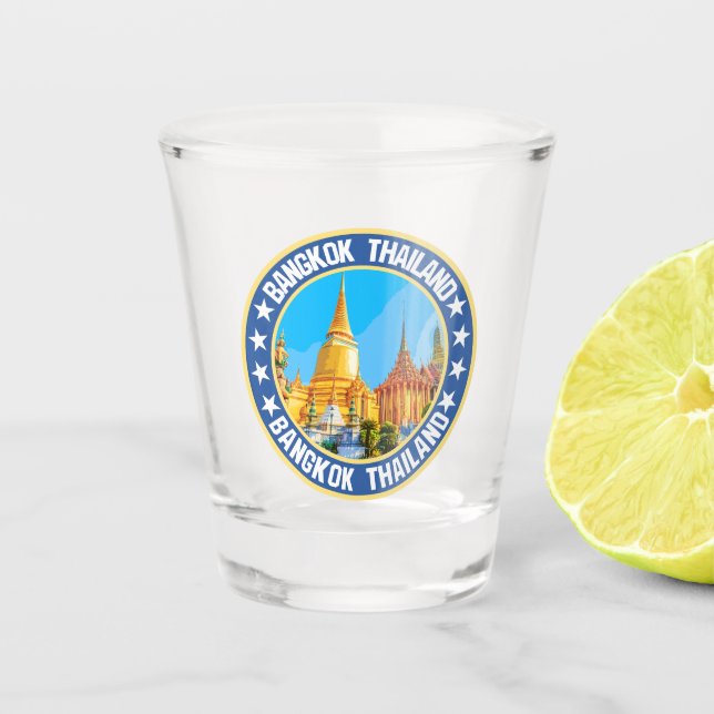 Bangkok Thailand                                   Shot Glass (Front)