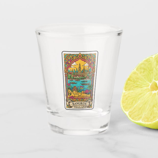 Bangkok Thailand Shot Glass (Front)