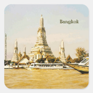 Bangkok, Thailand Square Sticker