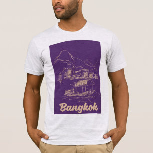 Bangkok, Thailand travel poster T-Shirt