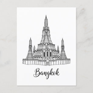 Bangkok Thailand Wat Arun Postcard