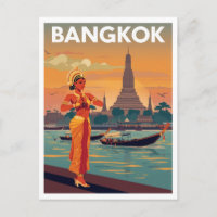Bangkok Travel Poster
