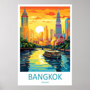 Bangkok Travel Print Wall Art Bangkok Wall Hanging