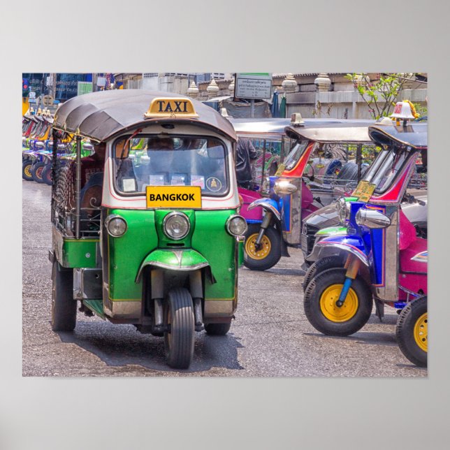 Bangkok tuk tuk poster (Front)