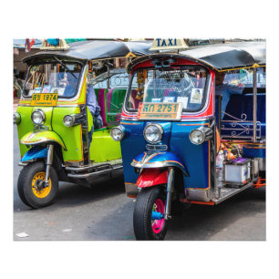 Bangkok tuk tuks photo print