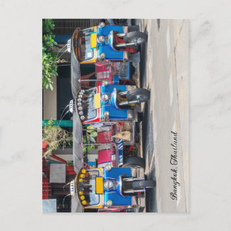 Bangkok Tuk Tuks Postcard