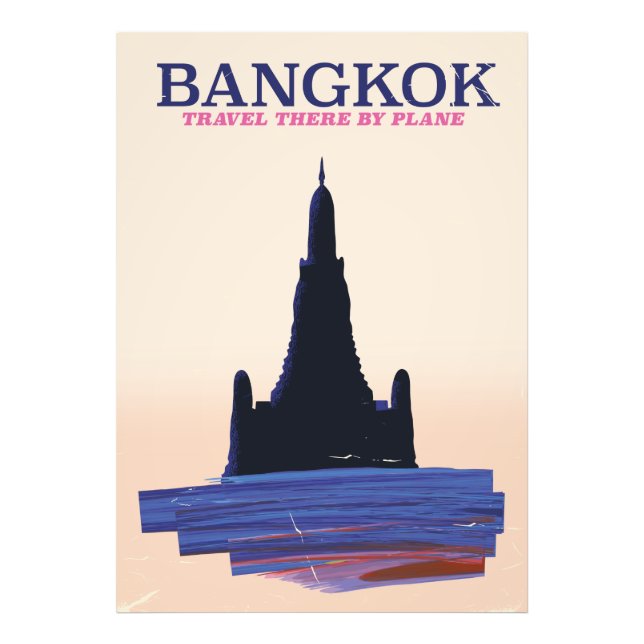 Bangkok Wat Poh Travel poster (Front)