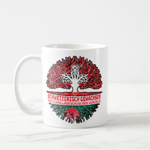 Bangladesch Bangladeschisch Schweizer Schweiz Baum Coffee Mug