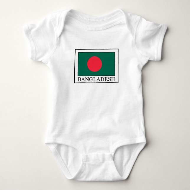 Bangladesh Baby Bodysuit (Front)
