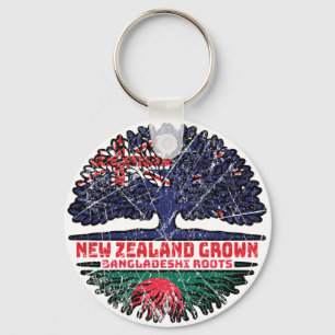 Bangladesh Bangladeshi New Zealander New Zealand Key Ring